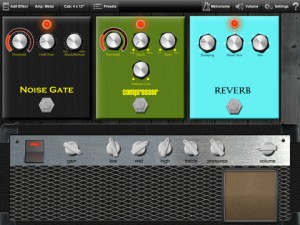 Real-time guitar effects for iOS devices